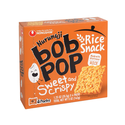 Nurungji Bobpop — Roasted Rice Puff Snack – Front