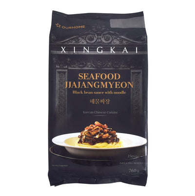 Jjajangmyeon — Seafood Black Bean Noodle – Front