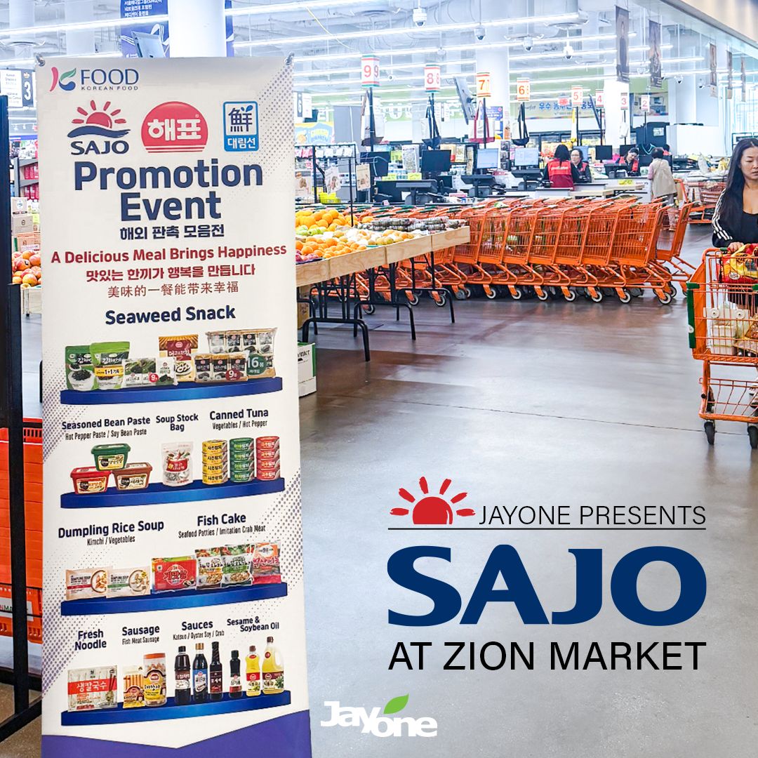 SAJO on Promotion at Zion Market
