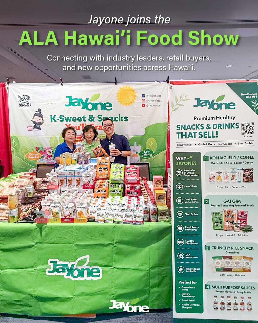 Jayone at the ALA Hawai‘i Food Show